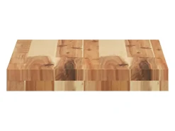 Prateleira flutuante 60x30x4 cm acácia maciça acabamento a óleo PT518322^ Prateleira