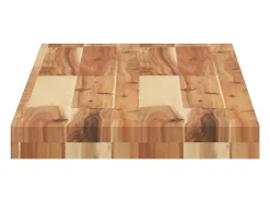 Prateleira| Prateleira flutuante 80x30x4 cm acácia maciça acabamento a óleo PT963626 Castanho