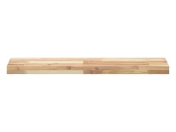 Prateleira* Prateleira flutuante 100x20x4 cm acácia maciça não tratada PT108273 Castanho