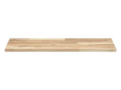 Prateleira| Prateleira flutuante 60x40x2 cm acácia maciça não tratada PT630359 Castanho