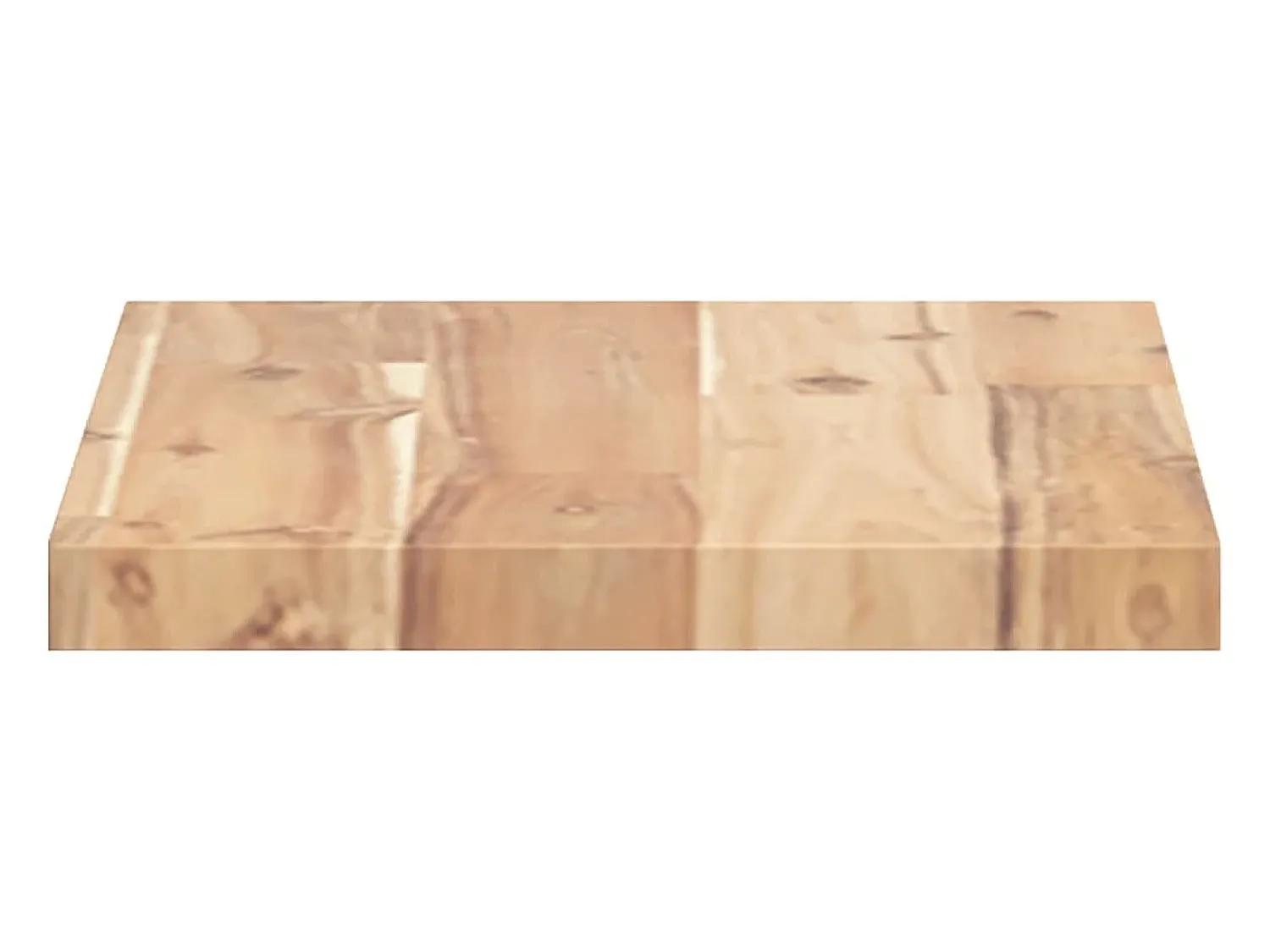 Discount Prateleira flutuante 40x20x2 cm acácia maciça não tratada PT969326 Castanho