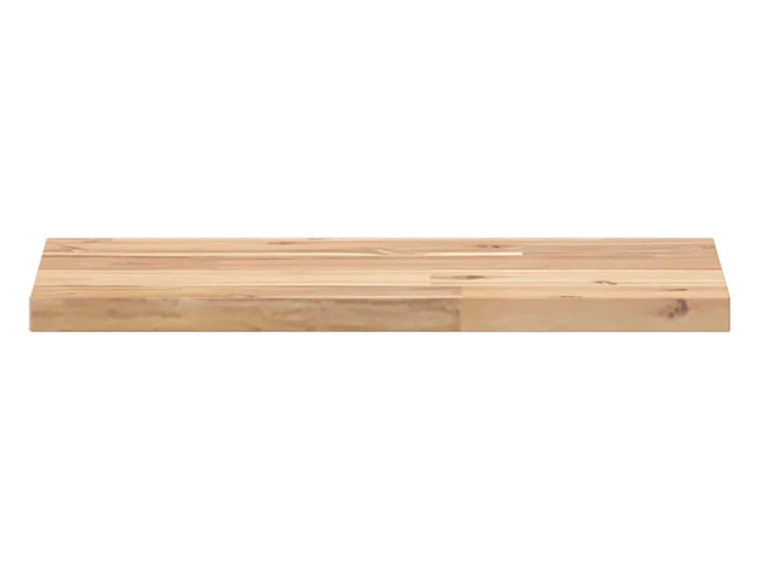 Discount Prateleira flutuante 40x20x2 cm acácia maciça não tratada PT969326 Castanho