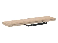 Prateleira|vidaxl Prateleira flutuante 90x23,5x4 cm derivados de madeira Castanho