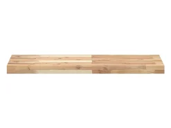 Prateleira flutuante 100x30x4 cm acácia maciça não tratada PT912070 Castanho