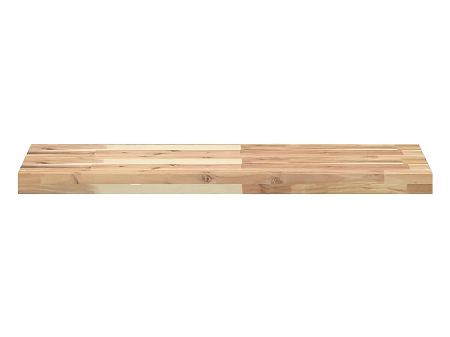 Prateleira flutuante 100x30x4 cm acácia maciça não tratada PT912070 Castanho