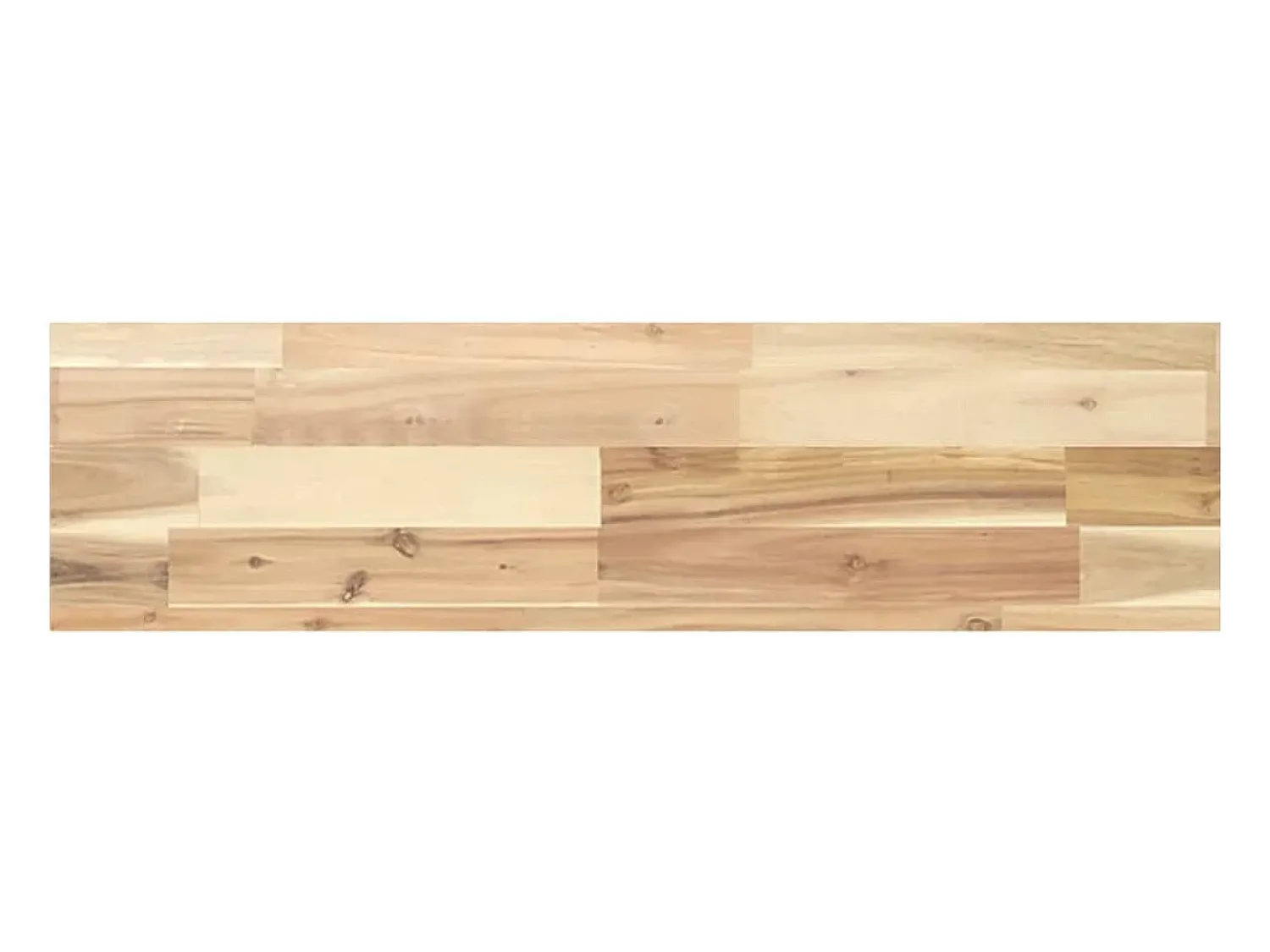 Prateleira| Prateleira flutuante 80x20x4 cm acácia maciça não tratada PT775089 Castanho