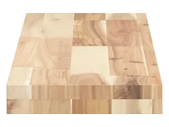 Prateleira| Prateleira flutuante 80x20x4 cm acácia maciça não tratada PT775089 Castanho