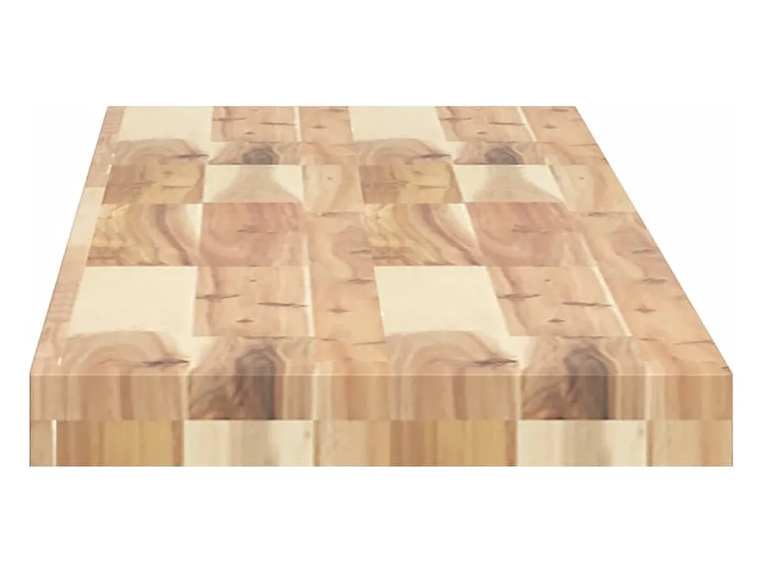 Prateleira flutuante 120x30x4 cm acácia maciça não tratada PT451769^ Prateleira