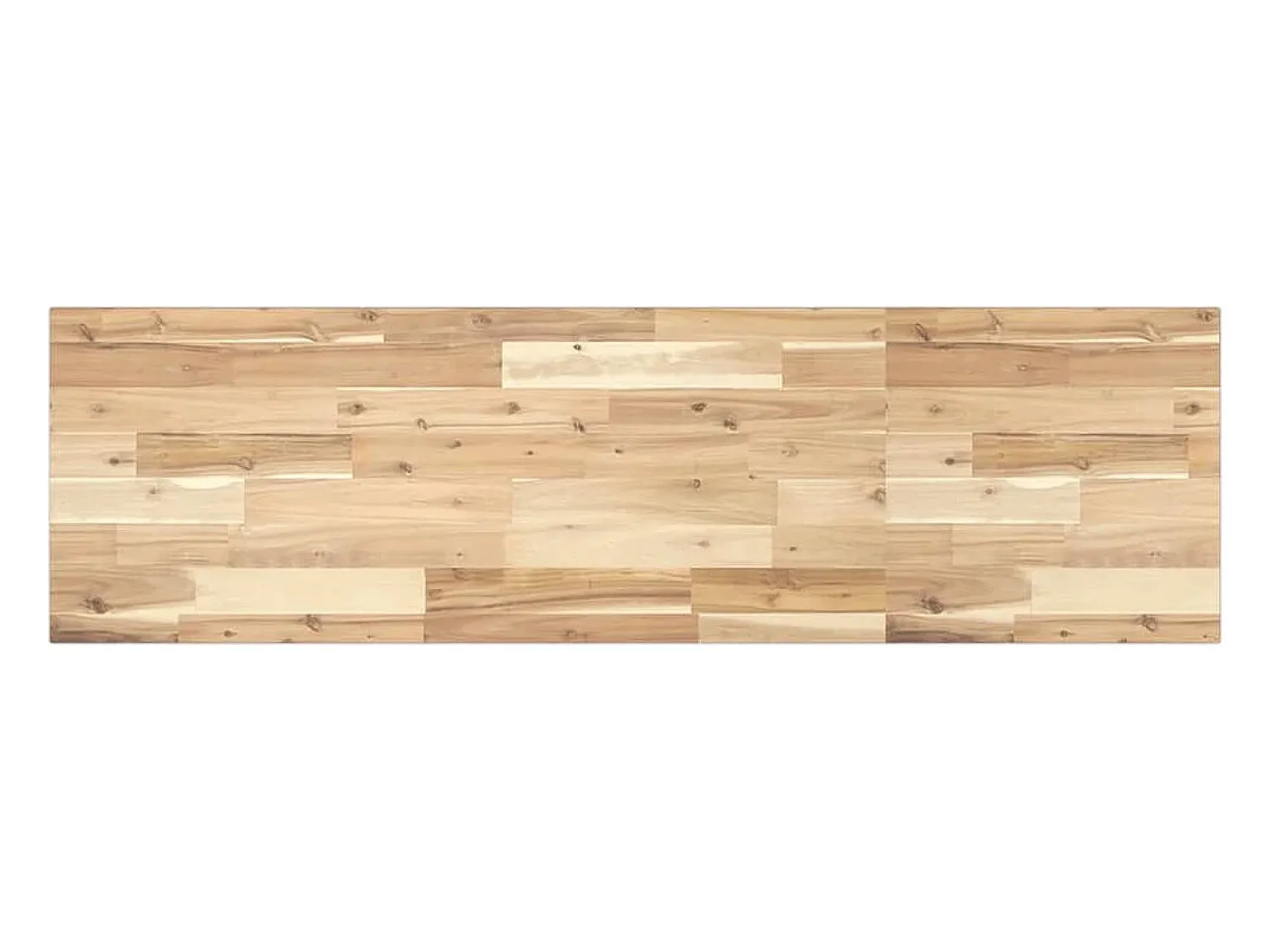 Prateleira flutuante 140x40x2 cm acácia maciça não tratada PT328548^ Prateleira