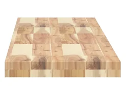 Prateleira* Prateleira flutuante 160x30x4 cm acácia maciça não tratada PT147928 Castanho