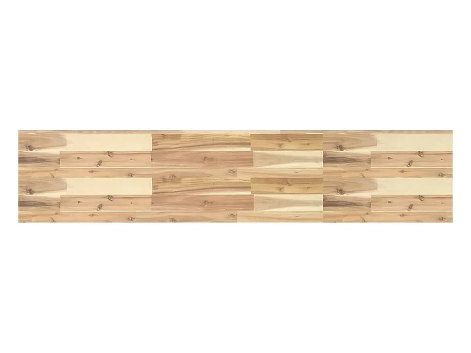 Prateleira* Prateleira flutuante 160x30x4 cm acácia maciça não tratada PT147928 Castanho