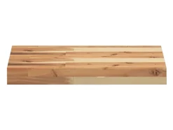 vidaxl Prateleira flutuante 60x30x4 cm acácia maciça acabamento a óleo^ Prateleira