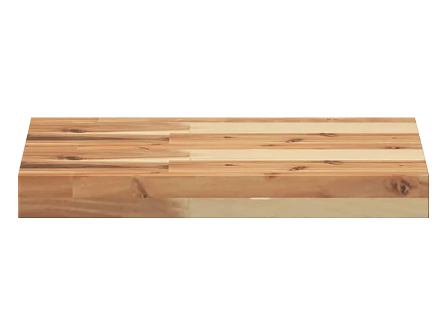 vidaxl Prateleira flutuante 60x30x4 cm acácia maciça acabamento a óleo^ Prateleira