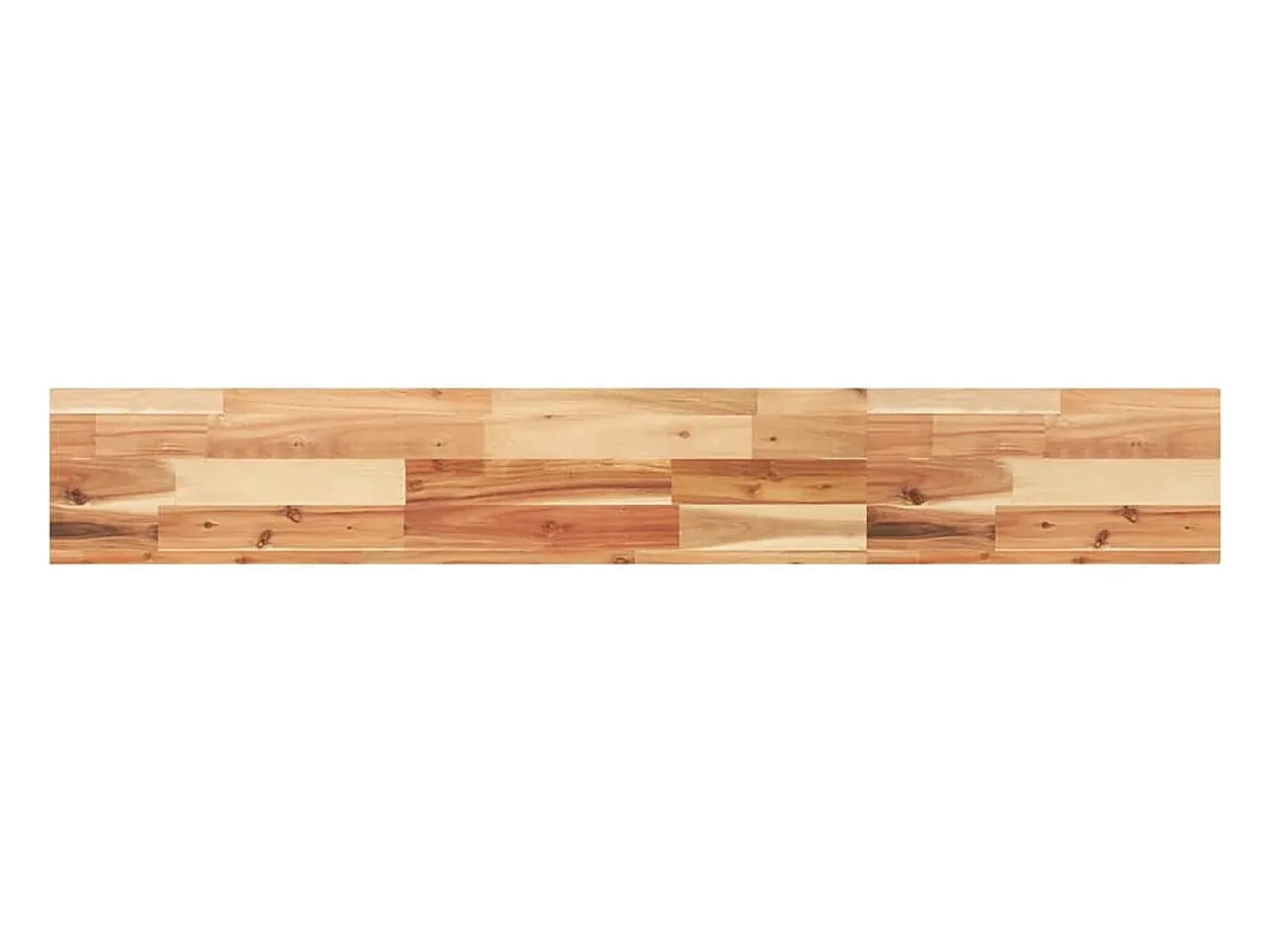 Clearance vidaxl Prateleira flutuante 140x20x4cm acácia maciça acabamento a óleo Castanho