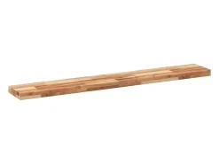 vidaxl Prateleira flutuante 160x20x4cm acácia maciça acabamento a óleo^ Prateleira