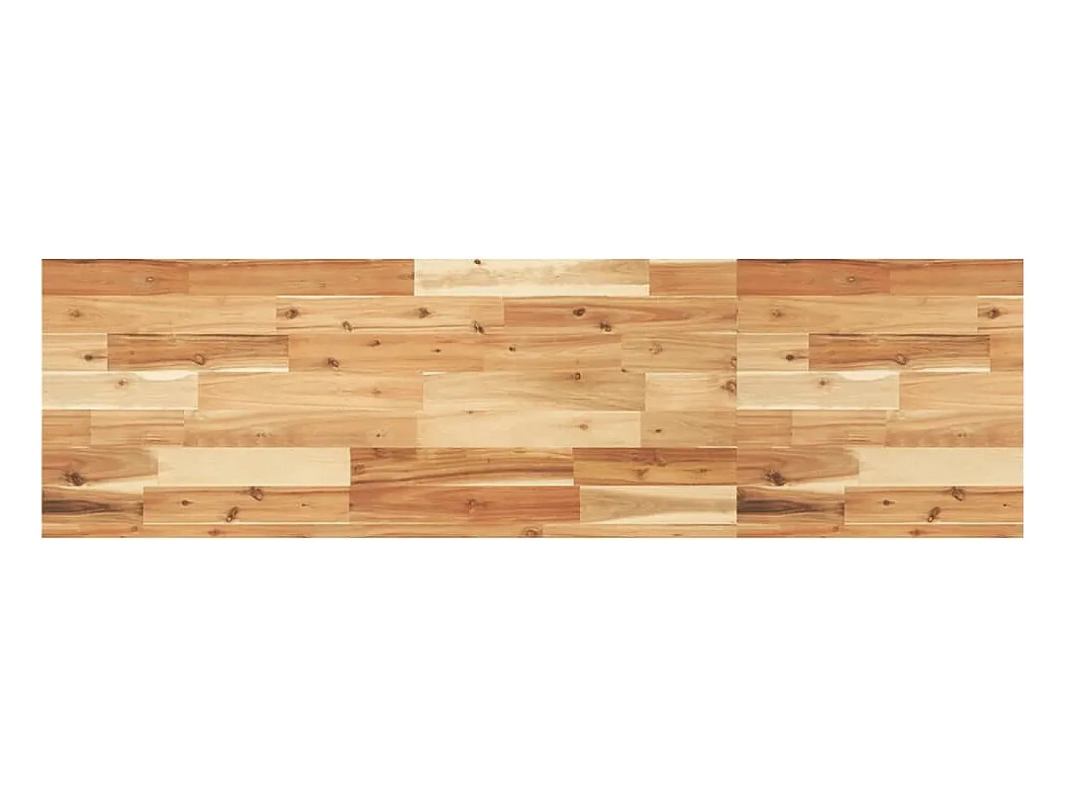 Prateleira flutuante 120x40x4cm acácia maciça acabamento a óleo PT857099^ Prateleira