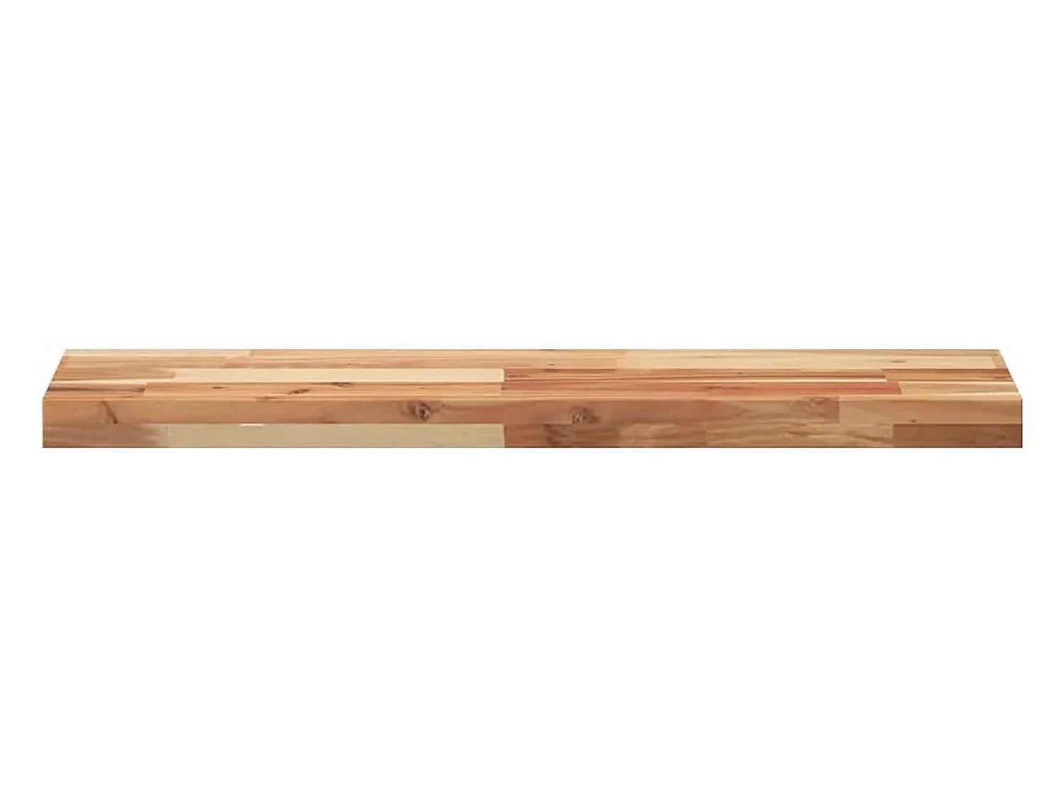 Clearance vidaxl Prateleira flutuante 100x20x4cm acácia maciça acabamento a óleo Castanho