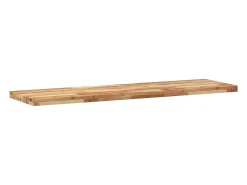 vidaxl Prateleira flutuante 160x40x4cm acácia maciça acabamento a óleo^ Prateleira