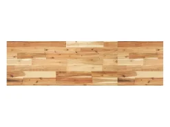 Prateleira flutuante 140x40x4cm acácia maciça acabamento a óleo PT875236^ Prateleira
