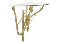 Prateleira Folha 58, Ouro, 60x30x40 cm, Kendra Home^ Prateleira