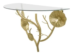 Prateleira Folha 58, Ouro, 60x30x40 cm, Kendra Home^ Prateleira