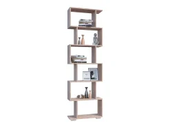 Biblioteca| Prateleira haaus Tokyo, 6 gavetas, Carvalho Sonoma, 60 x 24 x 196 cm Bege