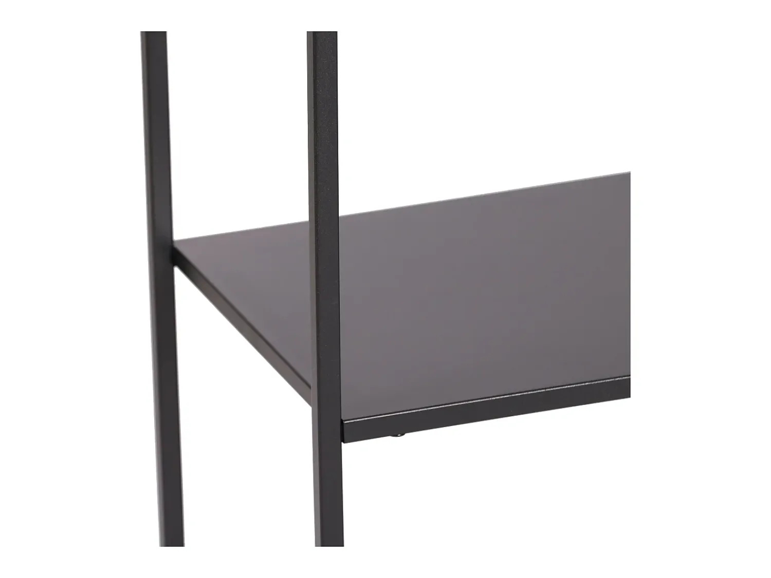 Prateleira*Helloshop26 Prateleira independente 120 x 35 x 87,5 cm em metal 03_0006952 Preto