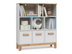 Prateleira*Vicco Prateleira infantil /artesanal 98.4x32.6x113.4 malia Branco