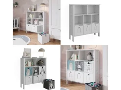 Vicco Prateleira infantil 103.6x32.6x113.4 ajaton^ Prateleira
