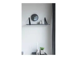 Prateleira* Prateleira Marea, , 20x80x2 cm, Kendra Home Preto