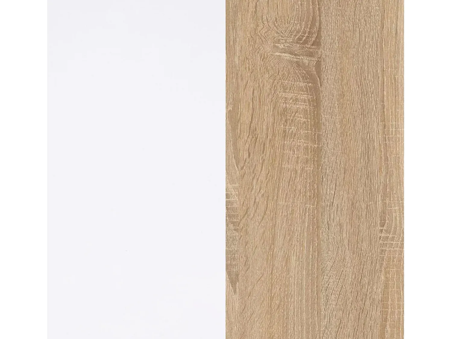 Prateleira*duehome Prateleira Opal Blanco Artik (Blanco Mate) - Roble Canadian Natural claro
