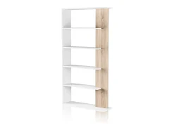 Prateleira*duehome Prateleira Opal Blanco Artik (Blanco Mate) - Roble Canadian Natural claro