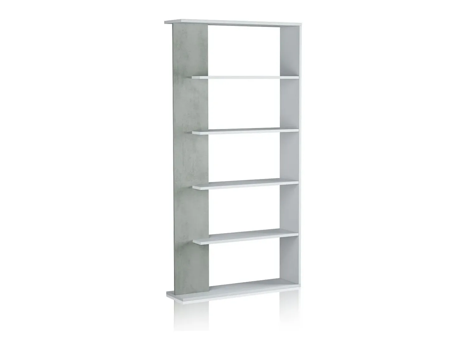 Prateleira*duehome Prateleira Opal Blanco Artik (Blanco Mate) - Gris Cemento Cinzento