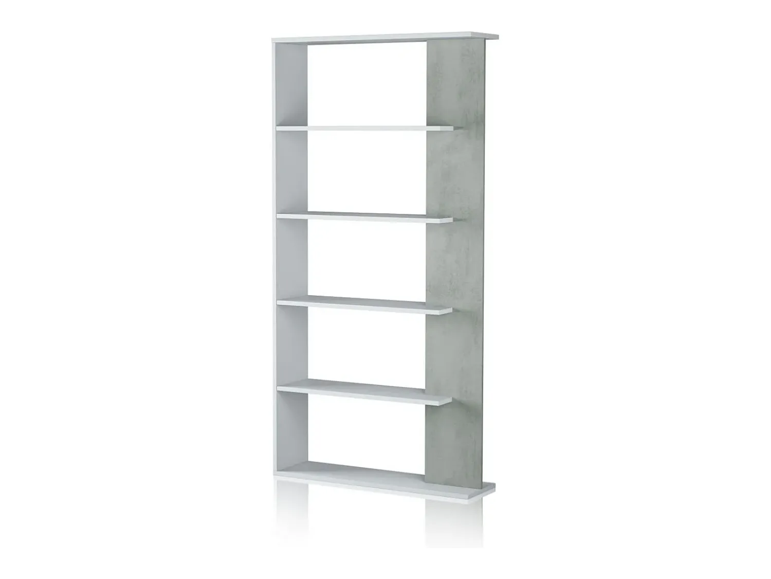 Prateleira*duehome Prateleira Opal Blanco Artik (Blanco Mate) - Gris Cemento Cinzento