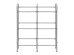 Prateleira* Prateleira para 6 caixas 96x33x116 cm aço PT119579 Prateado