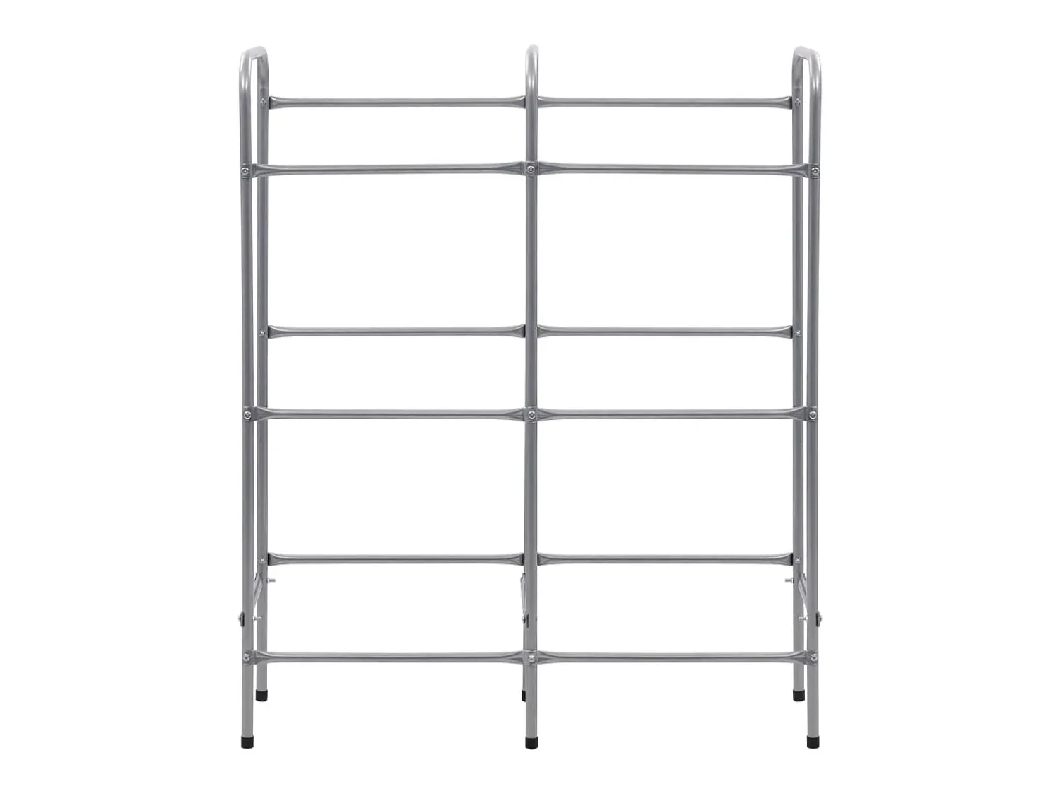 Prateleira* Prateleira para 6 caixas 96x33x116 cm aço PT119579 Prateado