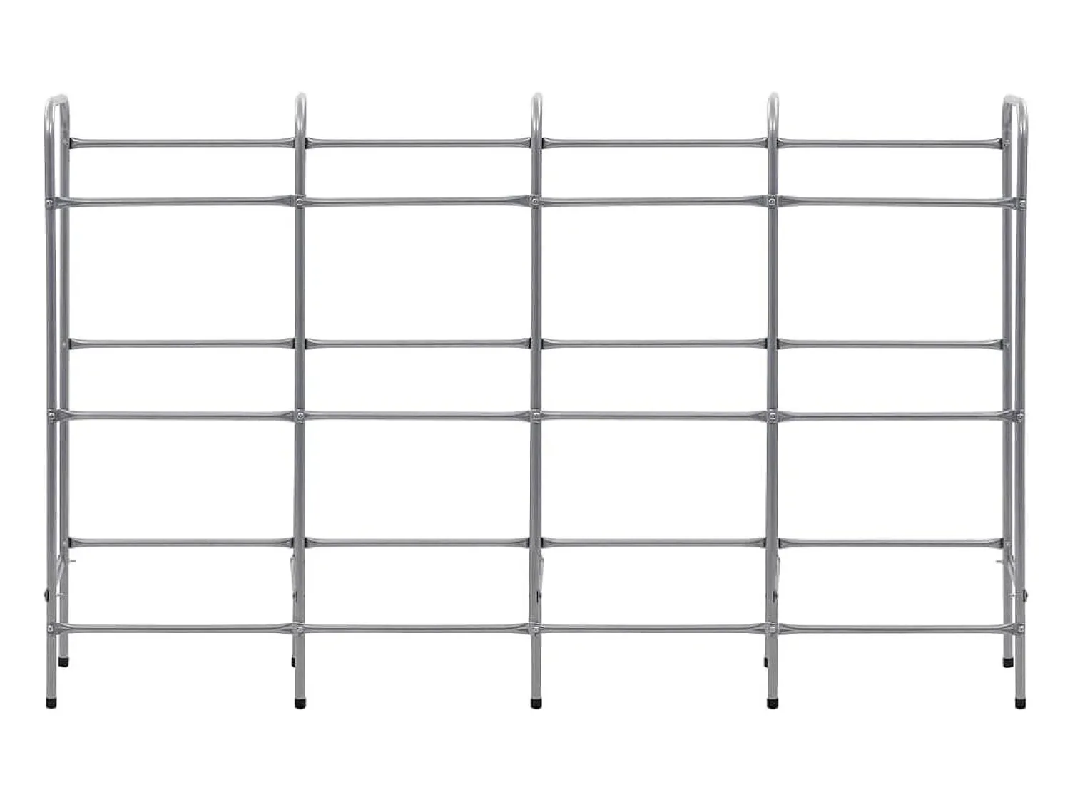 New Prateleira para 12 caixas 190x33x116 cm aço PT833024 Prateado