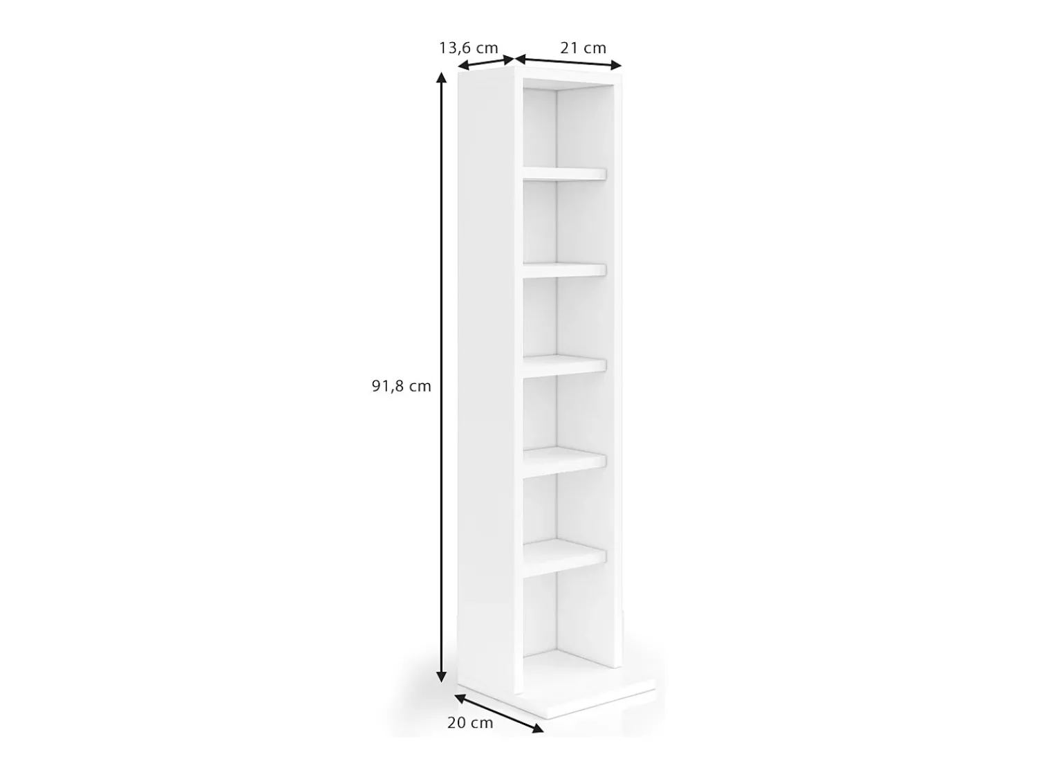 Vicco Prateleira para CD 21x20x91.8^ Prateleira