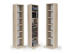 Prateleira|Vicco Prateleira para CD sonoma 21x20x91.8 Natural claro