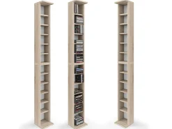 Prateleira*Vicco Prateleira para CD sonoma 21x20x183.6 Natural claro
