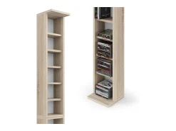 Prateleira*Vicco Prateleira para CD sonoma 21x20x183.6 Natural claro