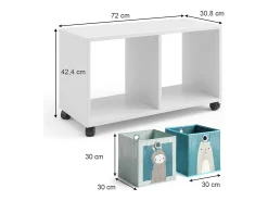 Vicco Prateleira para crianças 72x30.8x42.4^ Prateleira