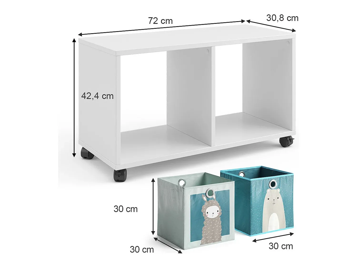 Vicco Prateleira para crianças 72x30.8x42.4^ Prateleira