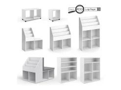 Clearance Vicco Prateleira para crianças 72x30.6x90.2 luigi Branco