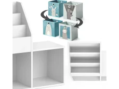 Discount Vicco Prateleira para crianças 30.9x72x79 luigi Branco