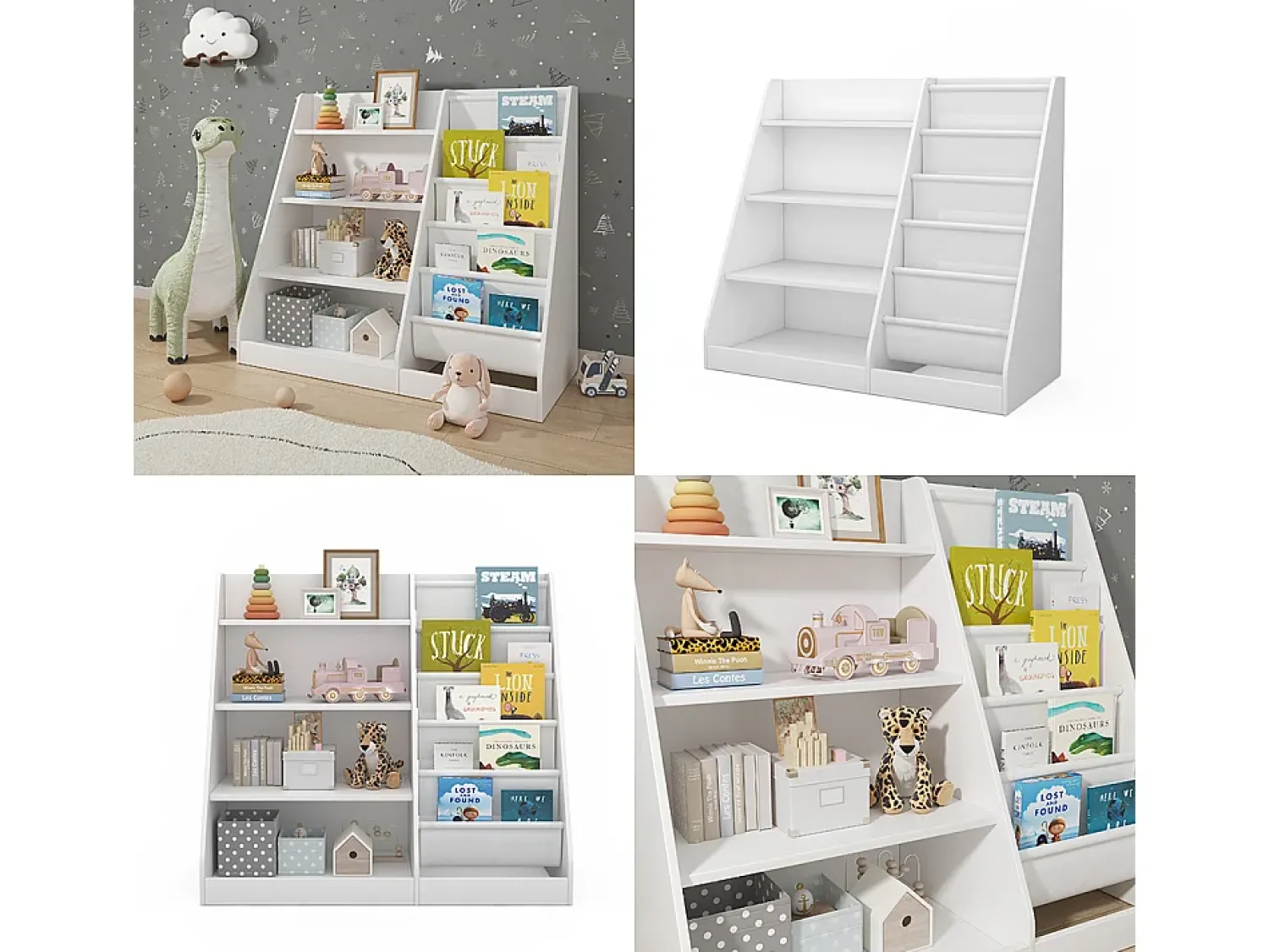 Prateleira*Vicco Prateleira para crianças 90x40x80.5 conny Branco