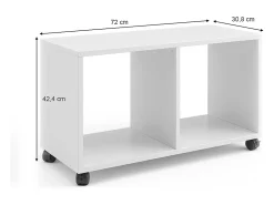 Prateleira*Vicco Prateleira para crianças 72x30.8x42.4 luigi Branco