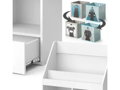 Vicco Prateleira para crianças 72x31.2x96.2 luigi^ Prateleira