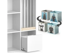 Outlet Vicco Prateleira para crianças 29.2x72x107.8 luigi Branco