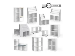 Best Vicco Prateleira para crianças 72x30.7x79 luigi Branco